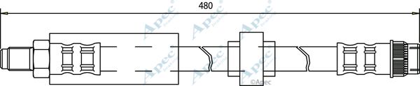 APEC BRAKING Тормозной шланг HOS3436